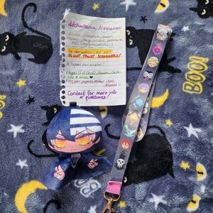 Soul Eater Fanmade Death The Kid Keychain Plush and Lanyard